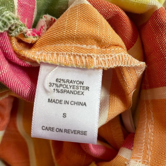 New York and Company Stripe Romper - Picture 4 of 5